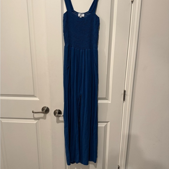 Gilli Blue Wide Leg Jumpsuit - Picture 1 of 5